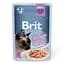 Влажный корм для стерилизованных кошек Brit Premium Cat филе лосося в соусе 85 г - миниатюра 1