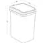 Відро для сміття MBM My Home з кришкою 6 л сіре (BIN-04 6L GRAY) - мініатюра 3