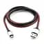 Дата кабель USB 2.0 AM to Micro 5P 1m pu leather black Vinga (VCPDCMLS1BK) - мініатюра 2