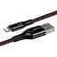 Кабель Baseus C-shaped Light Intelligent Power-off Cable USB to Lightning 2A 1m CALCD-01 Black - миниатюра 3