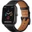 Ремінець для Xiaomi Amazfit Bip - чорний Watchbands Standart ширина кріплення 20мм розмір L шкіряний (WB0029STANDART2BLACKFITBIP3) - мініатюра 1