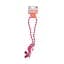 Игрушка для собак Misoko&Co Теннисный мяч с ручкой. pink. 35 cm - миниатюра 2