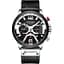 Годинник наручний Curren 8329 Silver Black Silver (18690) - мініатюра 1