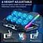 Охлаждающая подставка для ноутбука до 17.3 дюйма IceCoorel K-10 8xfans 2xUSB LCD RGB - миниатюра 4