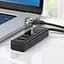 Hub адаптер Hoco Type-C Easy mix 4-in-1 converter HB25 Usb3.0+3xUsb2.0 - мініатюра 6