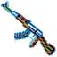 Детская игрушка Автомат "Minecraft" Bambi MСR-A(Blue) световые и звуковые эффекты - миниатюра 1