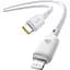 Кабель Baseus Silky Series USB-C to Lightning 20W 1m White (P10377700213-00) [155531] - мініатюра 2