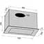 Вытяжка Ventolux Punto 52 BG (1200) TRC SQL MM - миниатюра 7