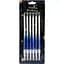 Набір свічок для торта "Градієнт" JY-1059(Blue) 6 штук, розмір 13 см - мініатюра 1