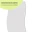 Дзеркало Wall Sticker SW-00001519 акрилове самоклеюче 270х420х2 мм - мініатюра 3