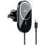 Автотримач із бездротовою зарядкою Hoco CA90 Car Wireless Charger (Black) [60980] - мініатюра 1