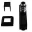 Набір кутових кранів Solomon LUX 8888-CUBE 1/2" із американкою Black 30412 - мініатюра 7