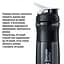 Шейкер спортивний BlenderBottle SportMixer Flip 20oz/590 мл Black/Red (SM 20oz Black/Red) - мініатюра 2