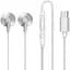 Навушники Remax Type-C Wired Earphone for Music & Call RM-711a білі - мініатюра 1