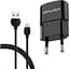 Зарядний пристрій AWEI C-832 Travel charger + Lightning cable 1USB 2.1A Black - мініатюра 2