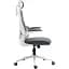 Офисное кресло GT Racer X-5728, бело-серое (X-5728 White/Gray) - миниатюра 4