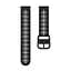 Силиконовый ремешок Flower для Xiaomi Amazfit GTS 2 2e 3 4 mini - черный ширина крепления 20мм Watchbands (W32-4WB23969021) - миниатюра 3