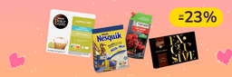 До -23% на продукти та напої Nesquik, Nescafe, Торчин, Світоч та інші