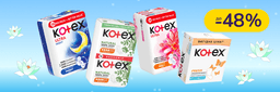 До -48% на жіночу гігієну Kotex, Lidie, Depend