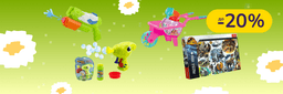 До -20% на іграшки BanBao, Bubble Fun, Trefl та ін.