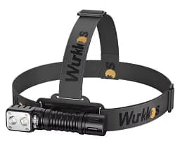Налобний ліхтарик Wurkkos HD15 акумуляторний світлодіодний ліхтар із двозонним світлом Black (19271)
