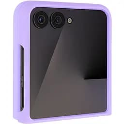 Чехол Foldables Silicone Cover Lakshmi (AAA) для Motorola Razr 50 Ultra Сиреневый / Dasheen