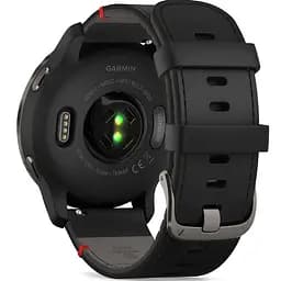 Смарт-годинник Garmin Venu 2 Slate with Black Leather Band (010-02430-21) - мініатюра 9