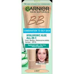 BB-крем Garnier Skin Naturals Секрет Досконалості SPF20 відтінок Cвітло-бежевий 50 мл (C5472600) - мініатюра 2