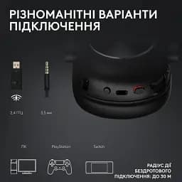 Гарнітура Logitech G Pro X2 Wireless Lightspeed Magenta (981-001275) - мініатюра 5