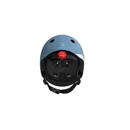 Шолом захисний Scoot and Ride світловідбиваючий, з ліхтариком, 45-51 см (XXS/XS), сіро-синій (SR-210225-STEEL) - мініатюра 7