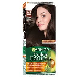 Фарба для волосся Garnier Color Naturals відтінок 3.12 перламутровий темний каштан 110 мл (C6409500)