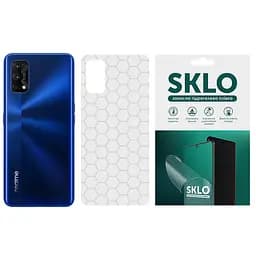 Захисна гідрогелева плівка SKLO Back (тил) Transsp. для Realme C20 Прозорий / Соти Прозорий / Соти