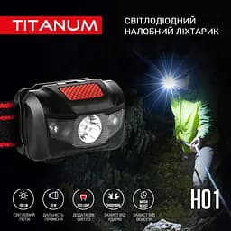 Налобний світлодіодний ліхтарик Titanum TLF-H01 100 Lm 6500 K (TLF-H01) - мініатюра 7
