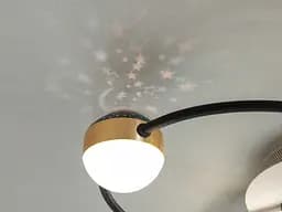 Стельова люстра LED Diasha MX2987-3L WH+BK Rings, 55W, біло-чорний, сучасний стиль для коридору, спальні, вітальні - мініатюра 5