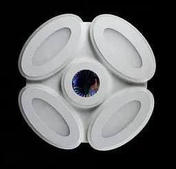 Люстра стельова LED Splendid Ray L78537/4+1, 200W, білий, сучасний стиль з пультом - мініатюра 7
