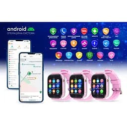 Дитячий смарт-годинник Garmix PointPRO-300 4G/GPS/WiFi Purple - мініатюра 3