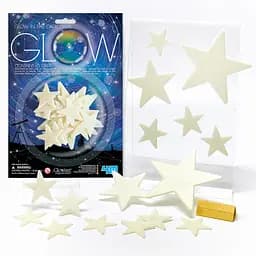 Набір сяючих наклейок 4M Glow Зірки 16 штук (00-05210) - мініатюра 2