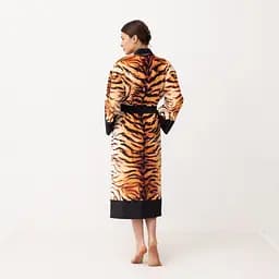 Кімоно жіноче з плюшевого велюру Kimono Soul of the tiger 18392 XL - мініатюра 5