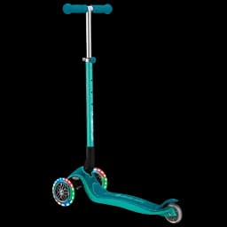 Самокат Globber Primo foldable plus lights, колеса з підсвічуванням, зелений (439-107) - мініатюра 2