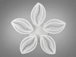 Люстра стельова LED Diasha 8092/5WH, 75W, 3200K-6000K, білий метал, сучасний стиль, смарт з пультом, димером - мініатюра 4