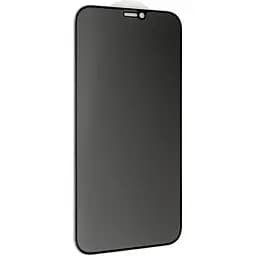 Защитное стекло DK Full Glue Антишпион для Apple iPhone XR/11 black