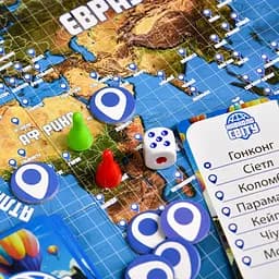 Настільна гра Strateg Навколо світу: Небесні пригоди (30502) - мініатюра 4