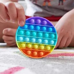 Антистрес іграшка Pop It Синій квадрат пупирка 5148 - мініатюра 4