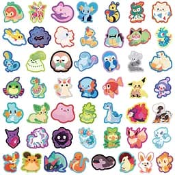Стікерпак Покемон Набір наклейок GeekLand Pokemon 50 штук - мініатюра 2