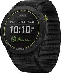 Смарт-годинник Garmin Enduro Carbon Gray Titanium with Black UltraFit Nylon Strap (010-02408-01/11) - мініатюра 2