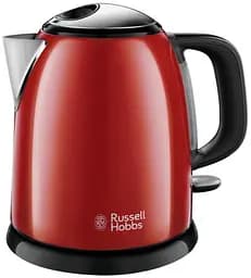 Електрочайник Russell HobbsColours Plus Mini 1 л метал червоно-чорний teh0026177 - мініатюра 2