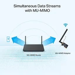 Адаптер WiFi Archer T2E AC600, PCI-Express x1 TP-Link teh0017403 - мініатюра 7