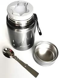Термос харчовий Silver, з нержавіючої сталі Kamille Ø10х15,6 см kuh0006969 - мініатюра 5