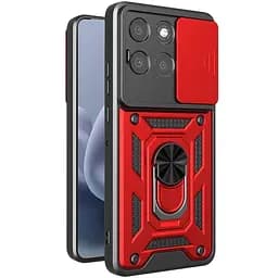 Чехол Ummi Camshield Serge Ring для Motorola Moto G86 5G Красный/Red