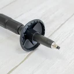 Трекінг палиці для спортивної скандинавської ходьби (Uolide, Black) палички трекінгові скандинавські (ST) - мініатюра 2